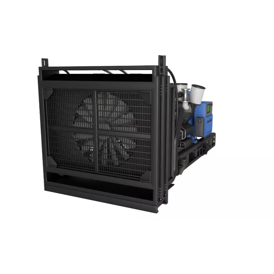 Industrial Diesel Generator 3D Model – High Poly PBR Asset, FBX, OBJ, Blender - View 8