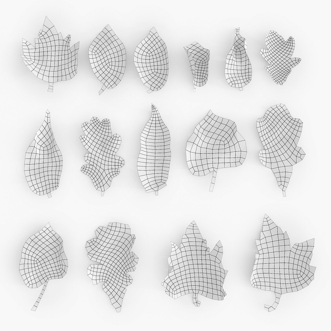 Wet Road 3D Model – PBR Textured Autumn Scene, FBX - View 12