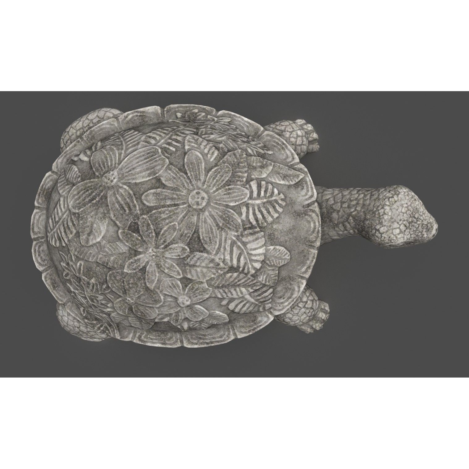 Garden Turtle - Low-Poly Game-Ready 3D Model - View 10