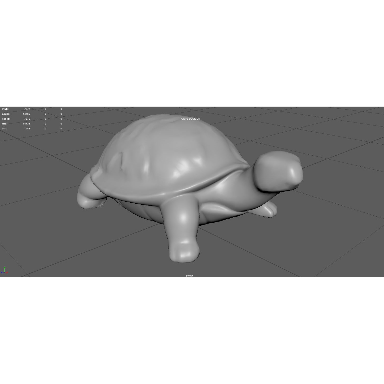 Garden Turtle - Low-Poly Game-Ready 3D Model - View 15