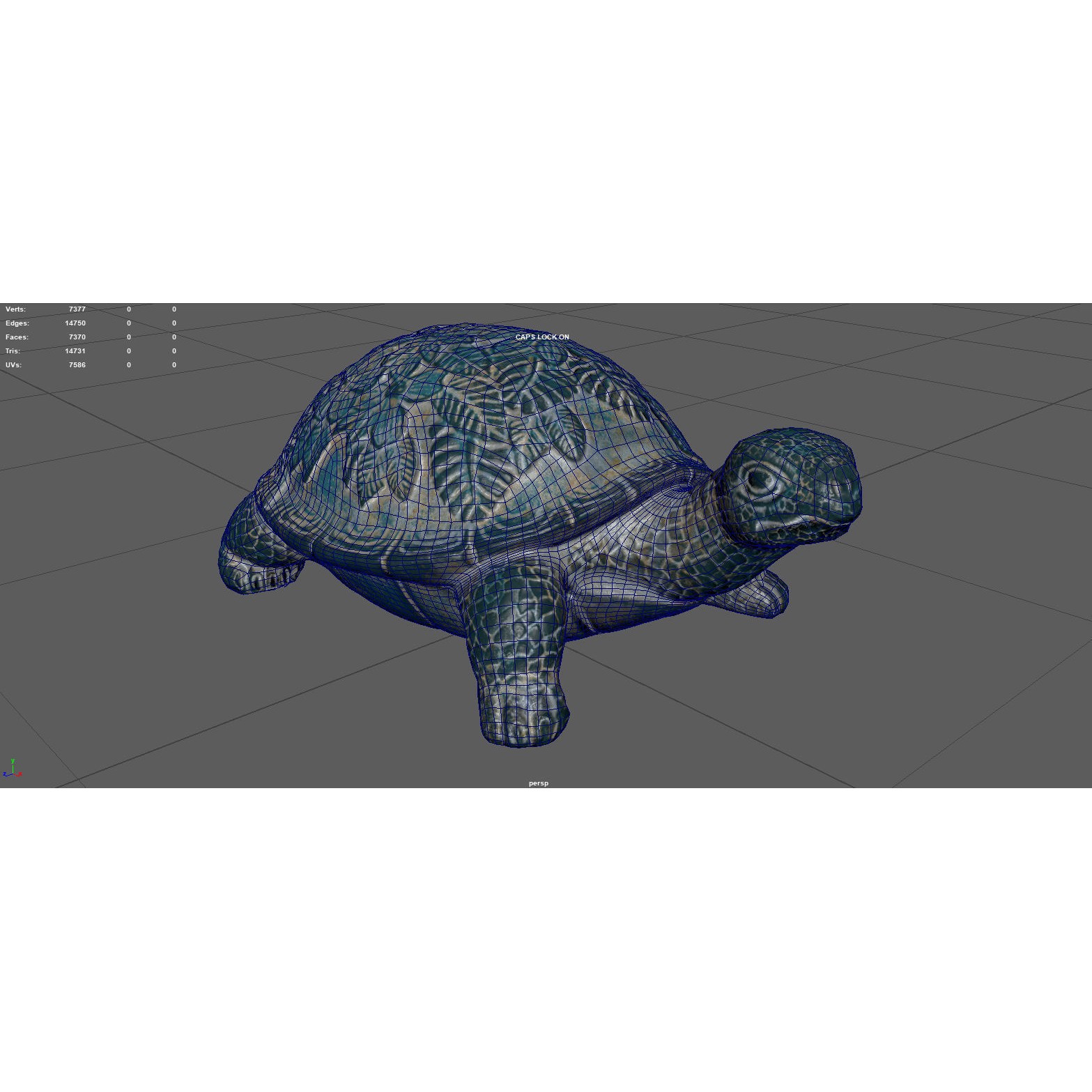 Garden Turtle - Low-Poly Game-Ready 3D Model - View 17