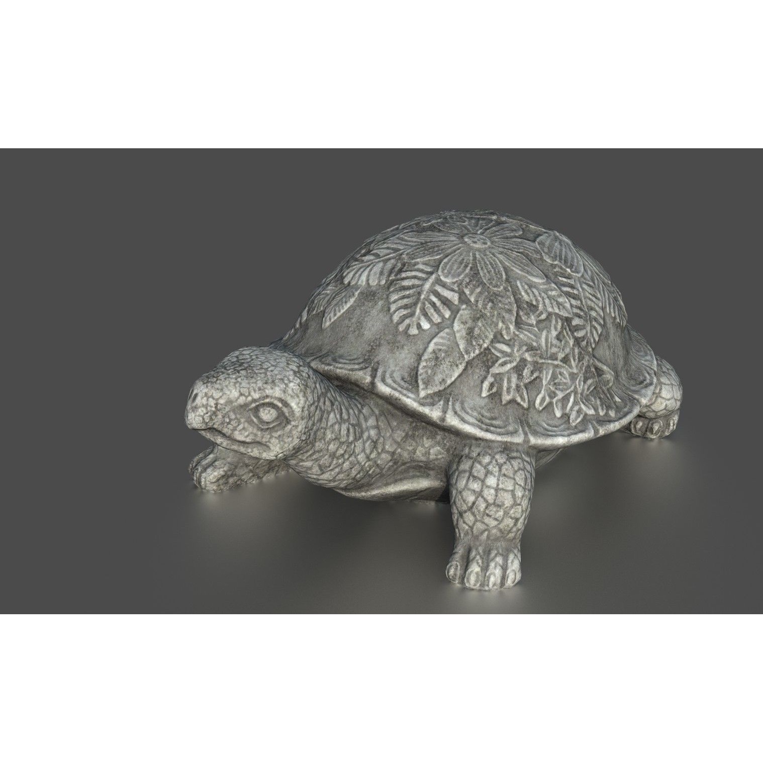 Garden Turtle - Low-Poly Game-Ready 3D Model - View 6