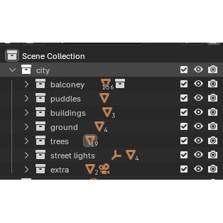 Paris Street Scene 3D Model – Urban Environment, Blender, FBX, OBJ