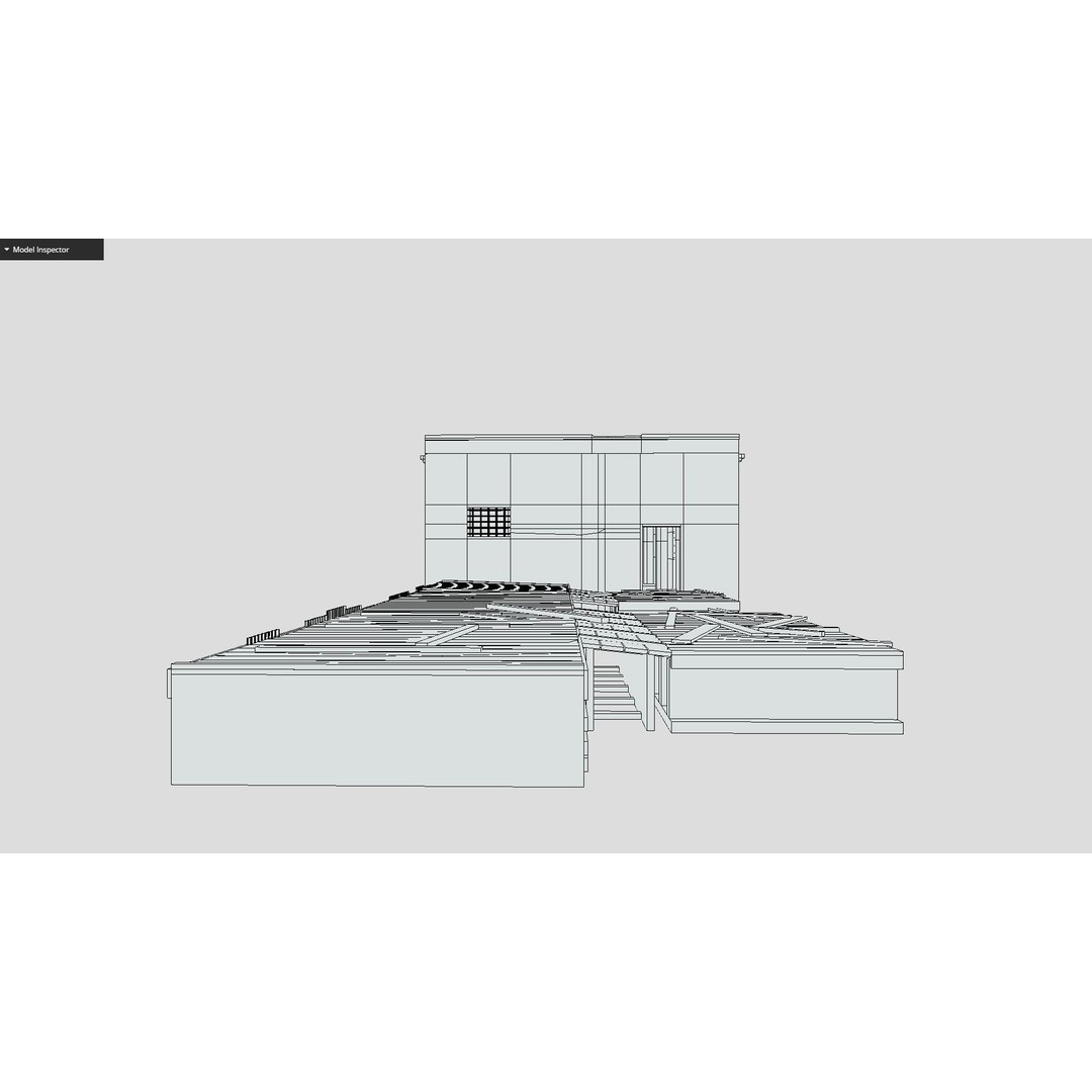 Old Industrial Building 3D Model – Low Poly Architectural Asset, FBX