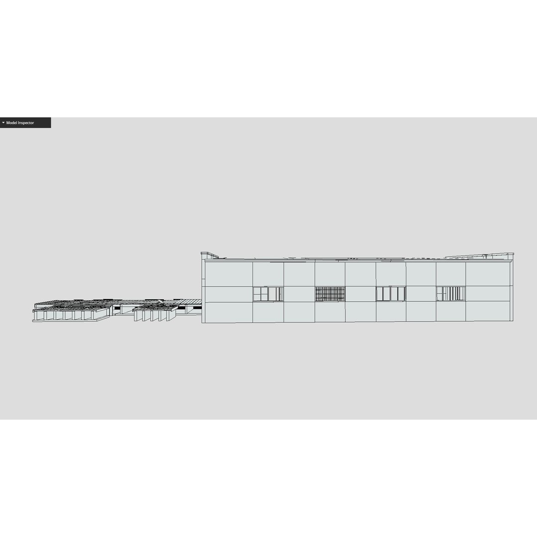 Old Industrial Building 3D Model – Low Poly Architectural Asset, FBX - View 11