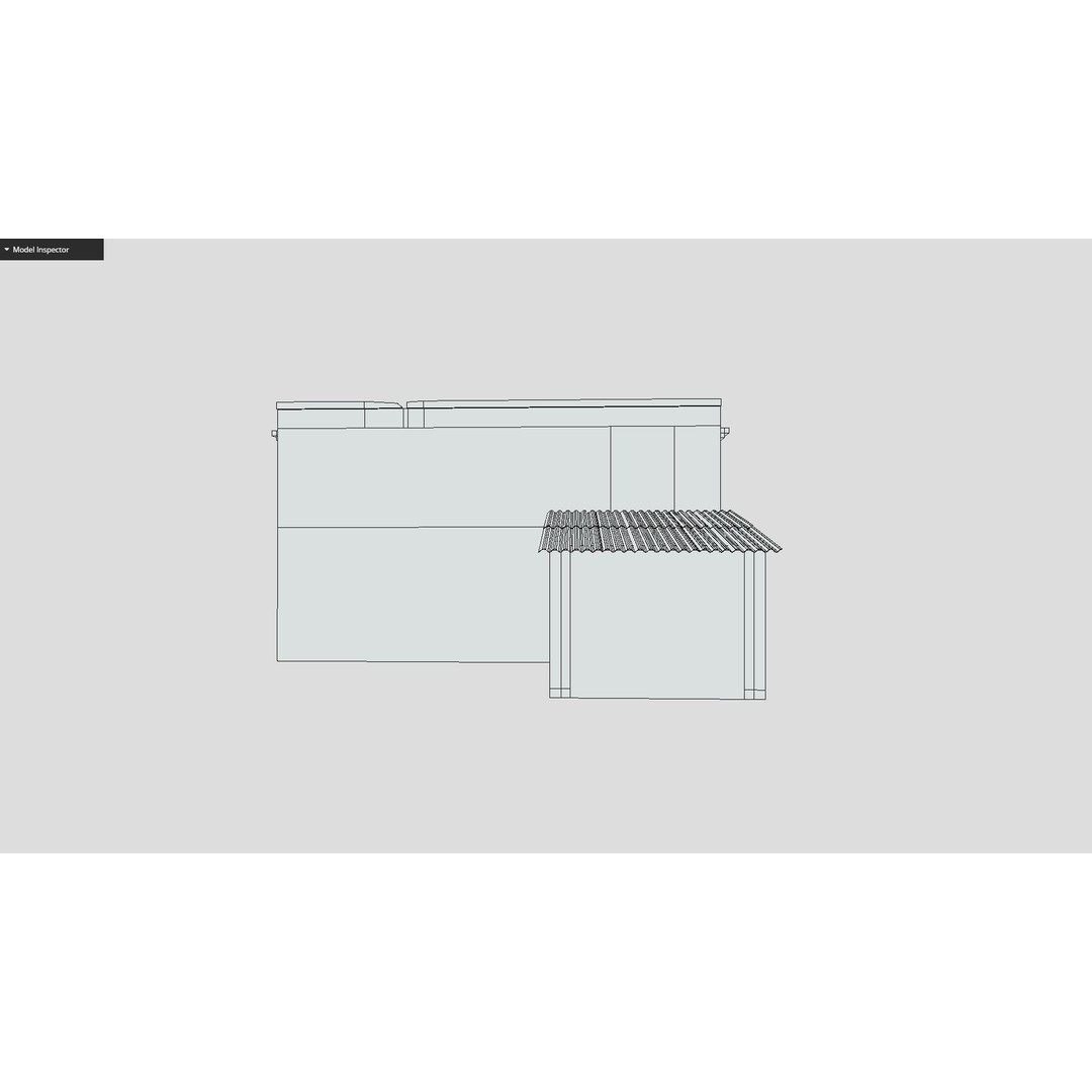 Old Industrial Building 3D Model – Low Poly Architectural Asset, FBX - View 13
