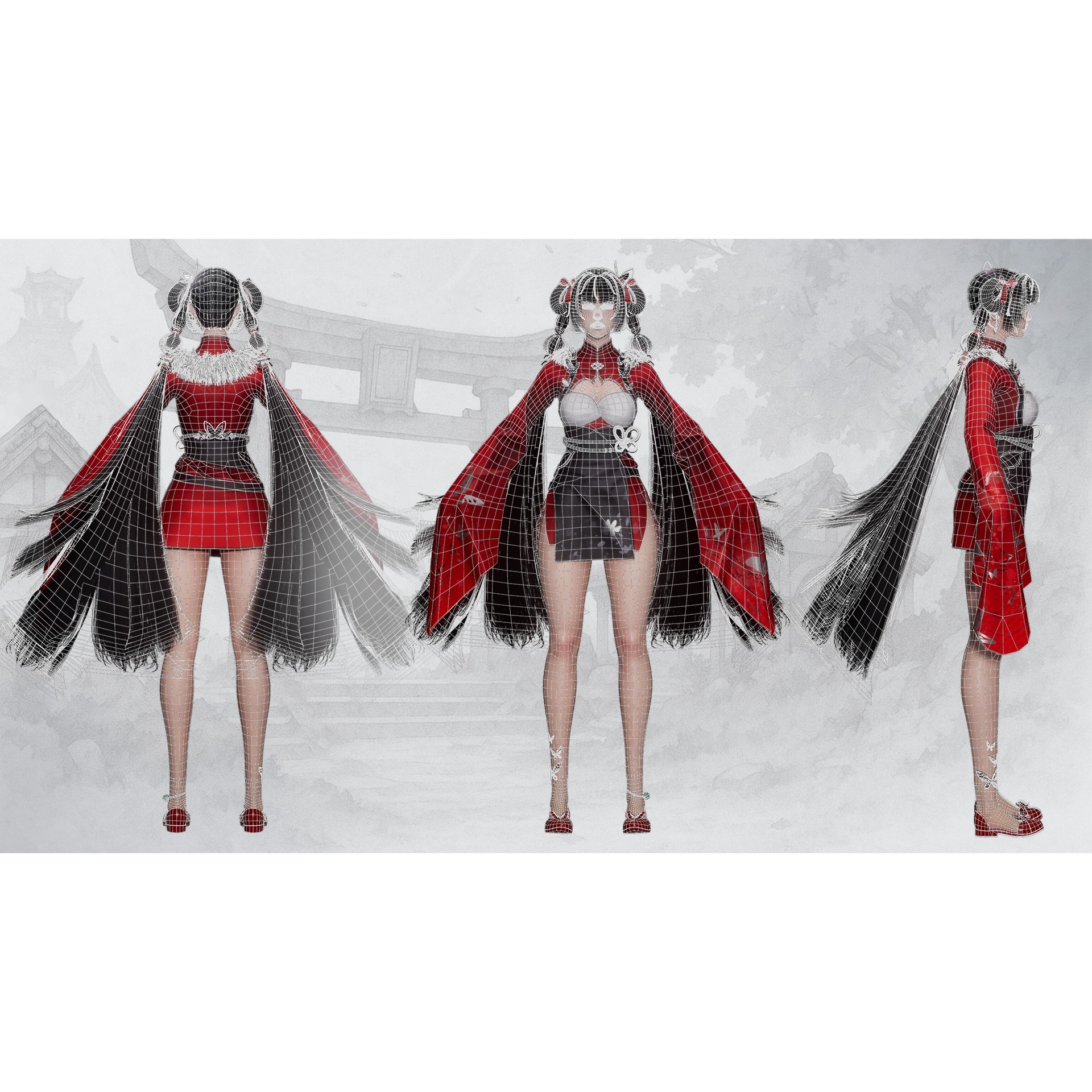 Xiao Jue - Low-Poly Game-Ready 3D Model