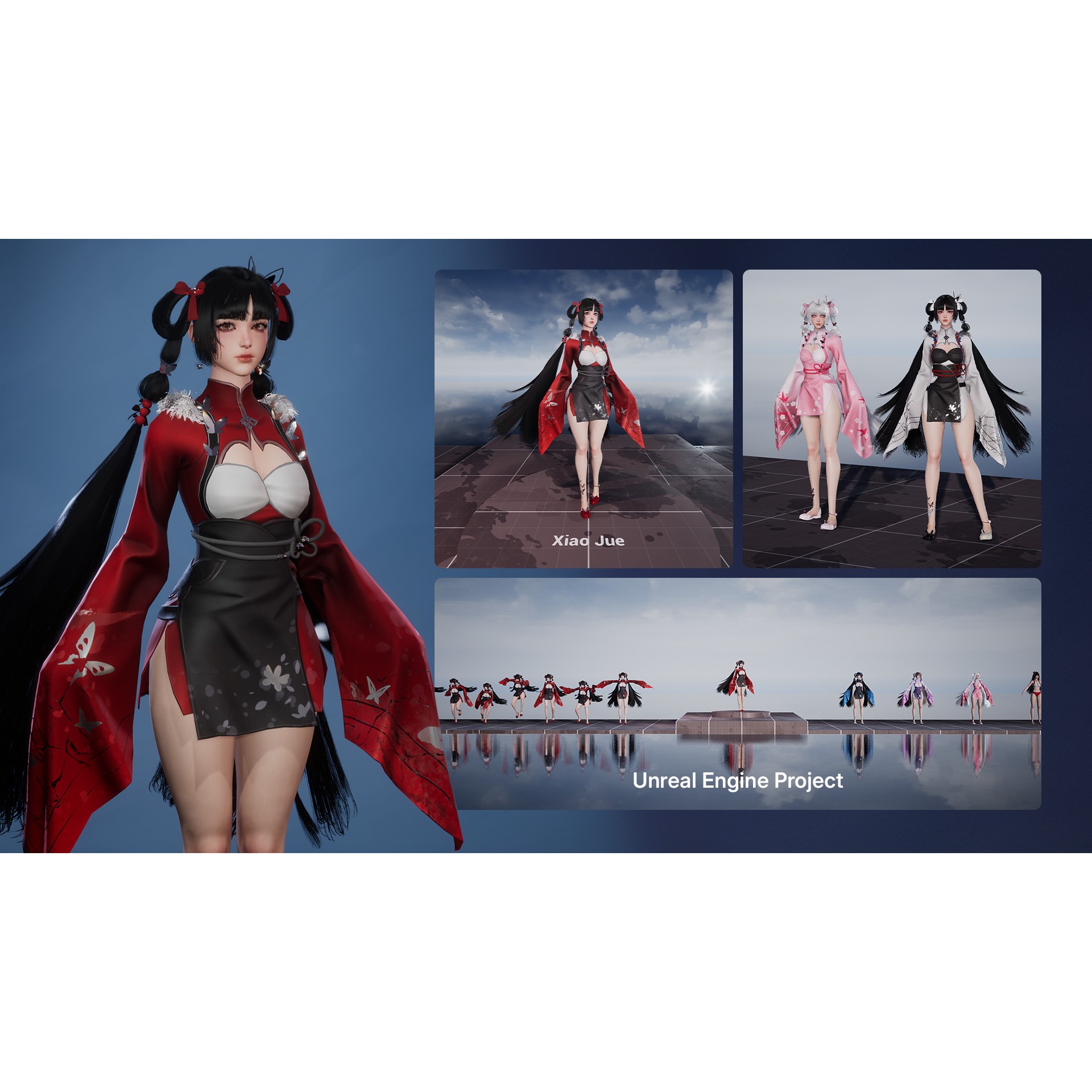 Xiao Jue - Low-Poly Game-Ready 3D Model - View 19