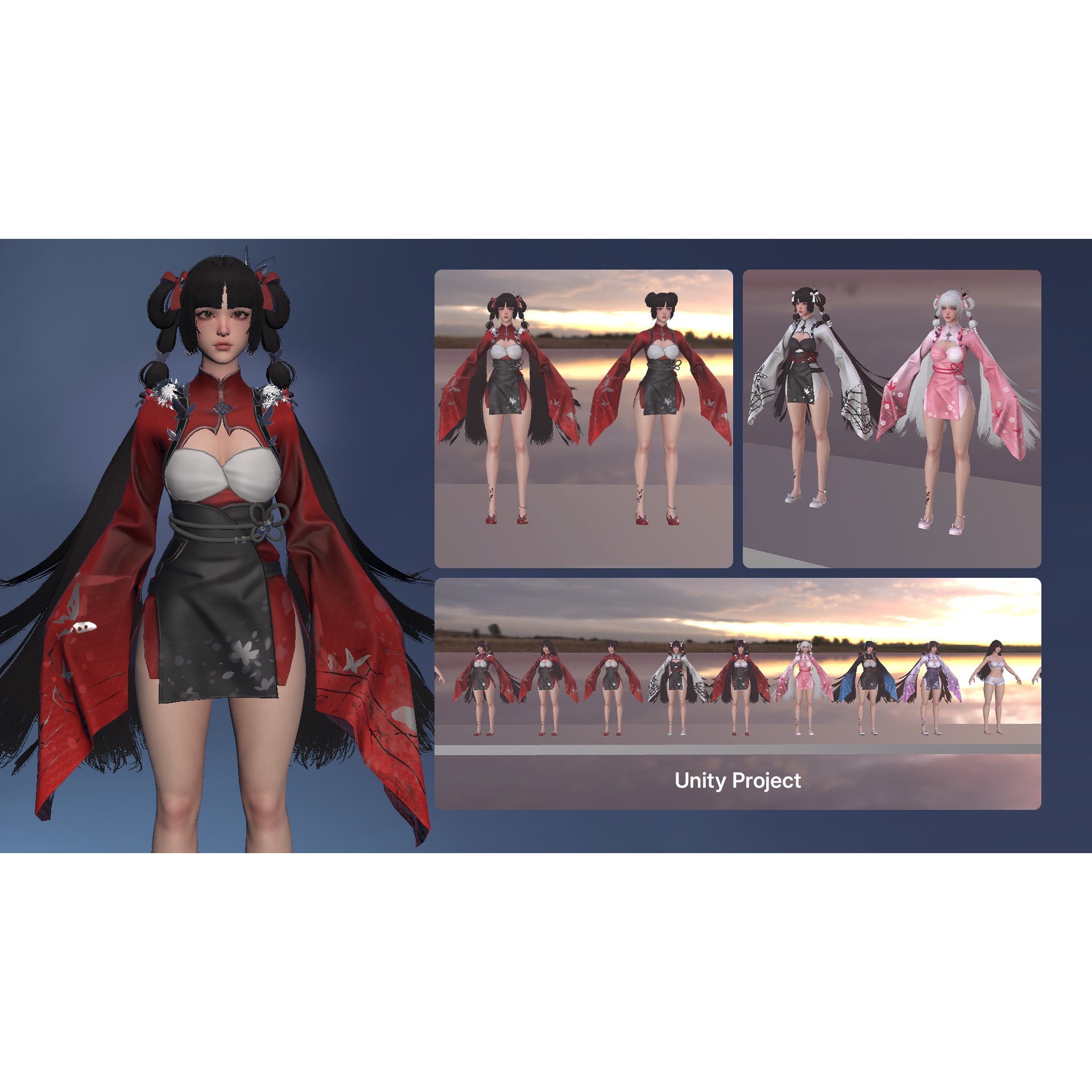 Xiao Jue - Low-Poly Game-Ready 3D Model - View 21