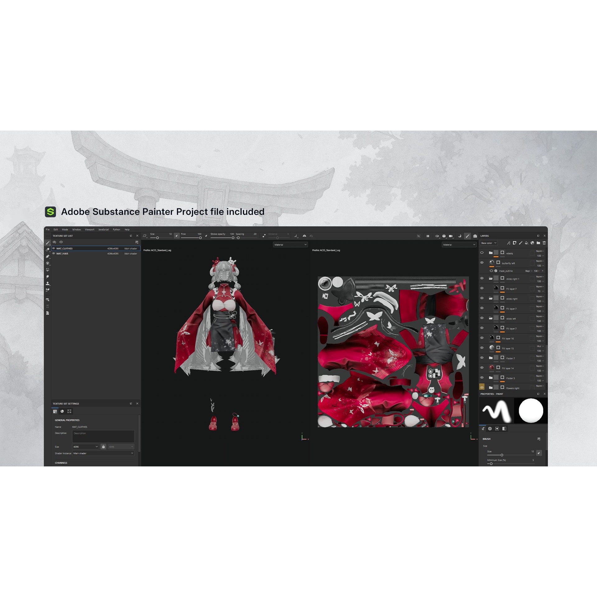 Xiao Jue - Low-Poly Game-Ready 3D Model - View 23