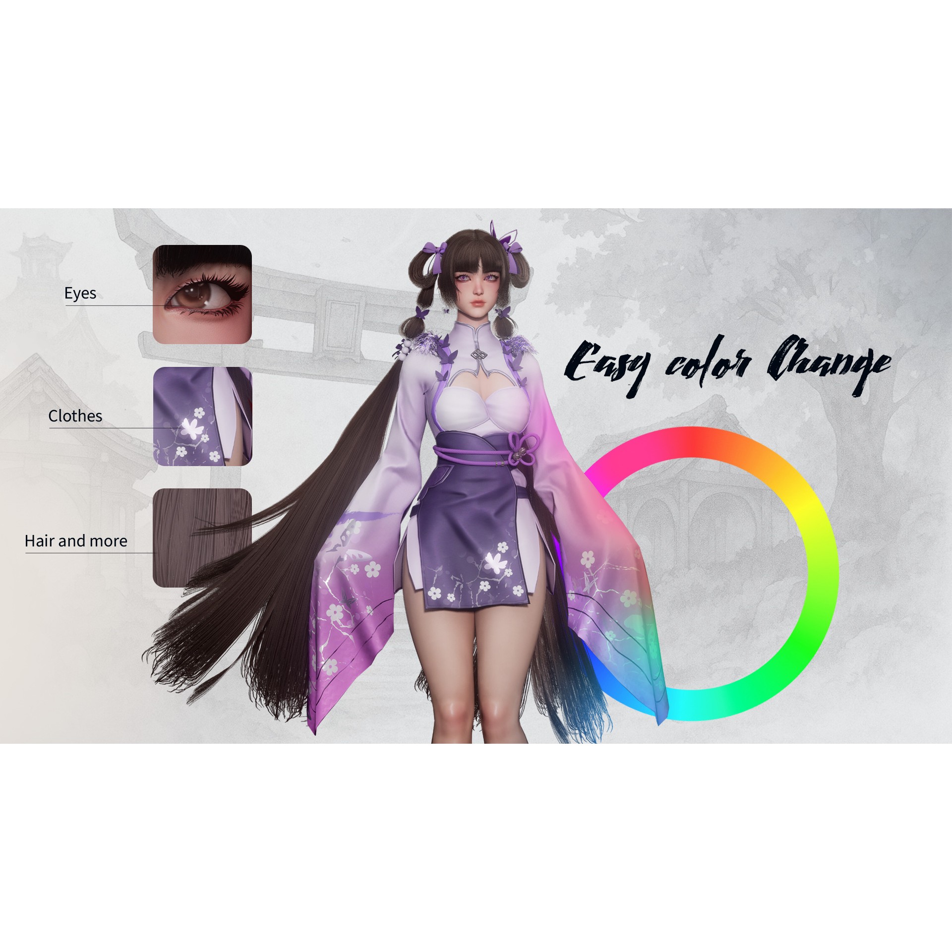 Xiao Jue - Low-Poly Game-Ready 3D Model - View 6