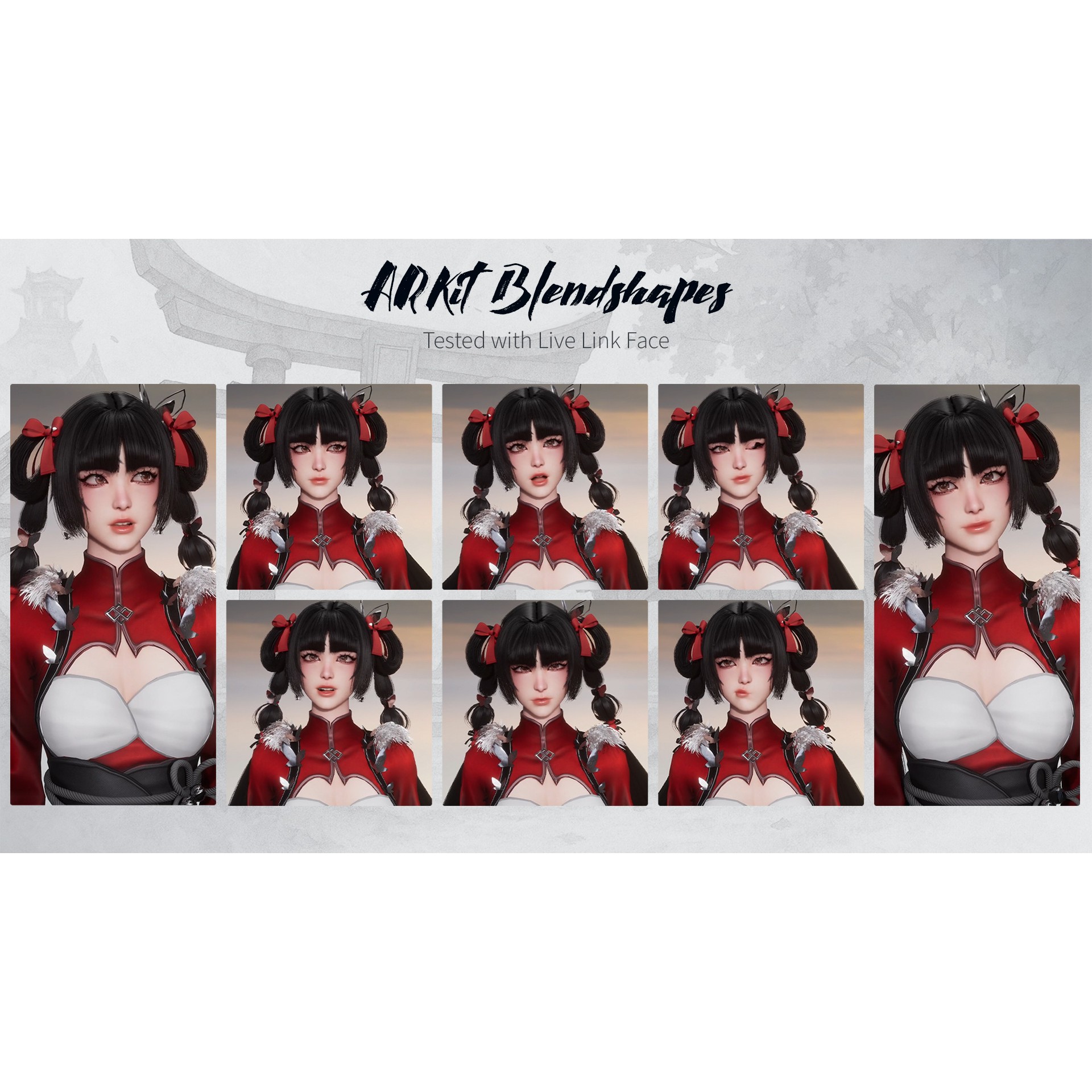 Xiao Jue - Low-Poly Game-Ready 3D Model - View 8