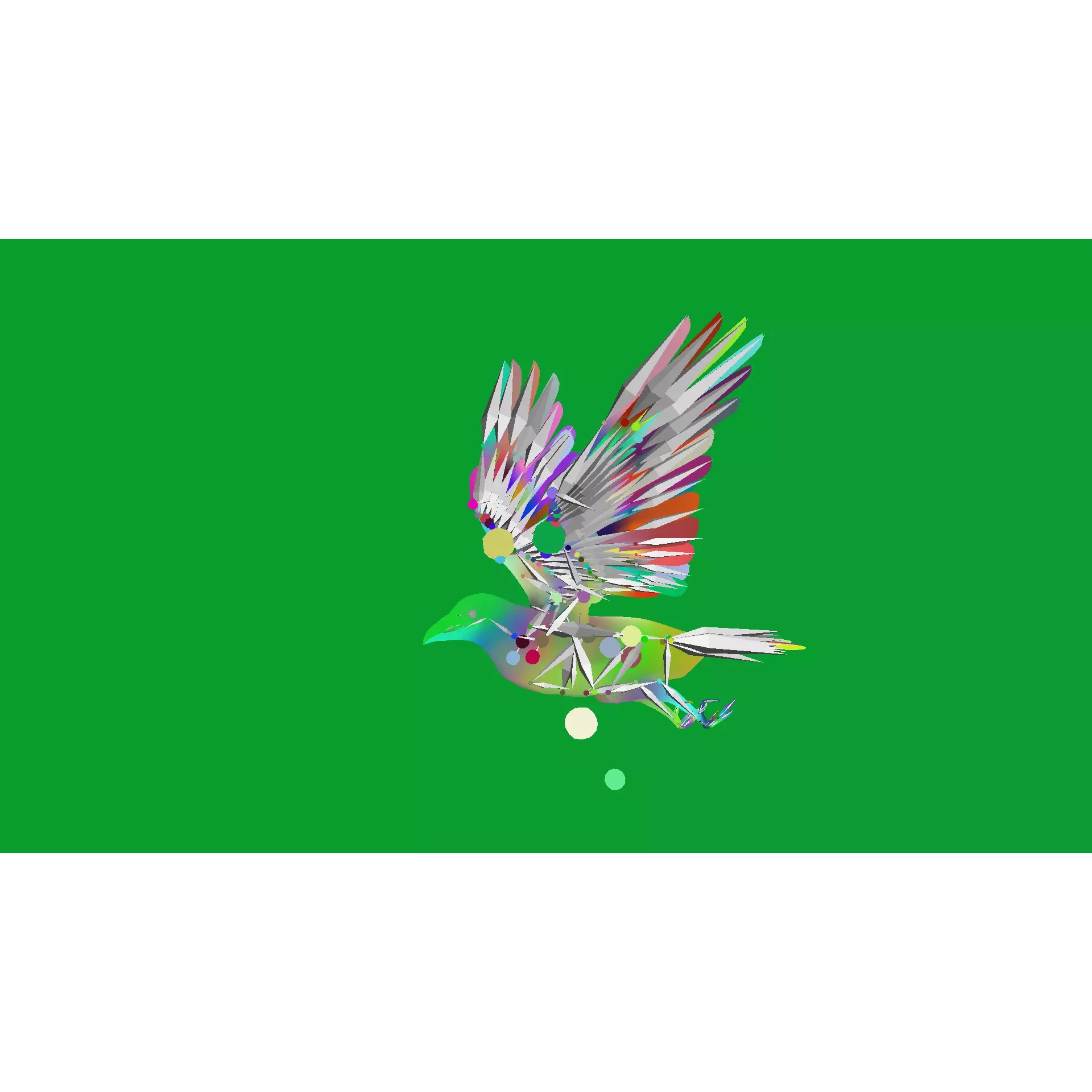 European Common Raven - Low-Poly Game-Ready 3D Model - View 25