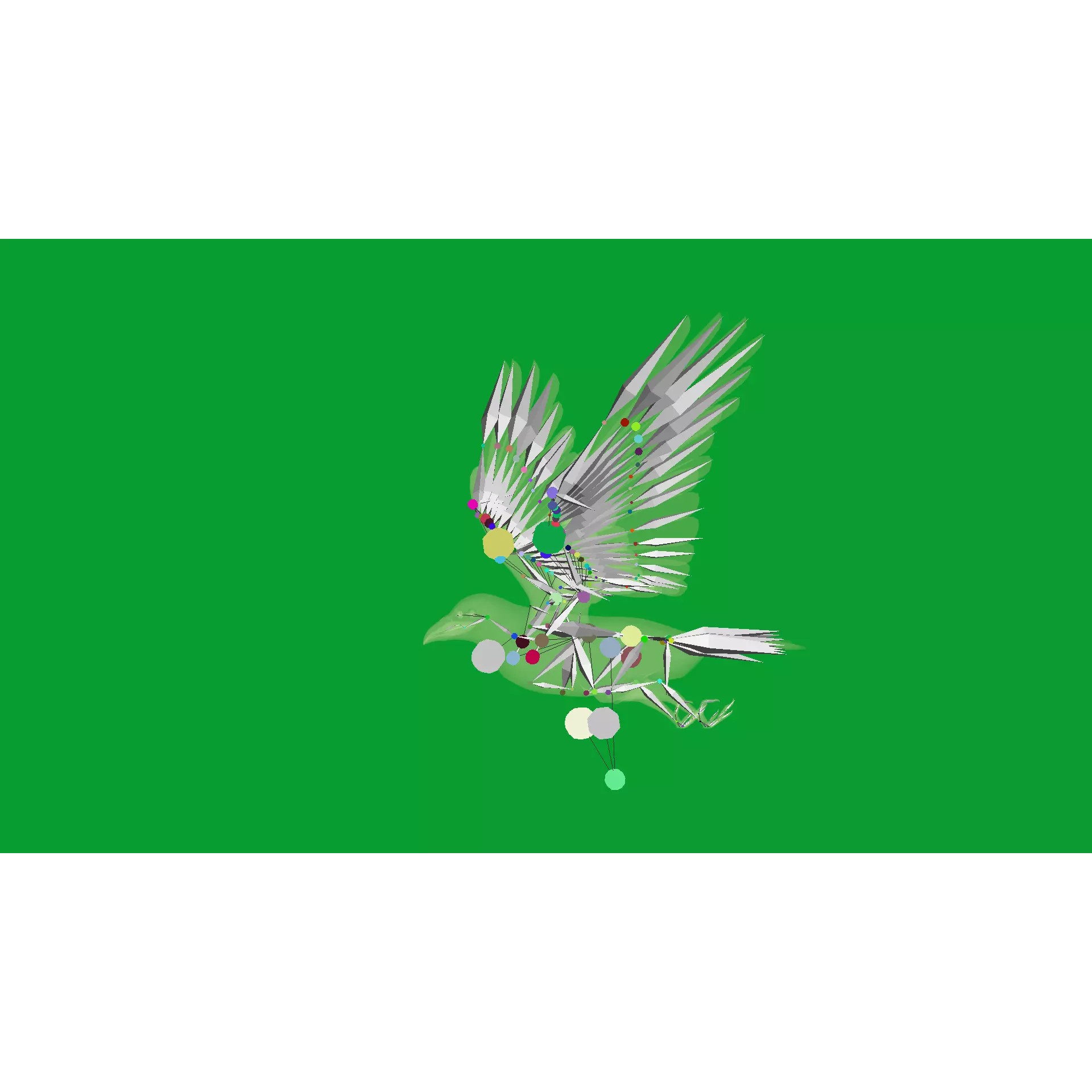 European Common Raven - Low-Poly Game-Ready 3D Model - View 32