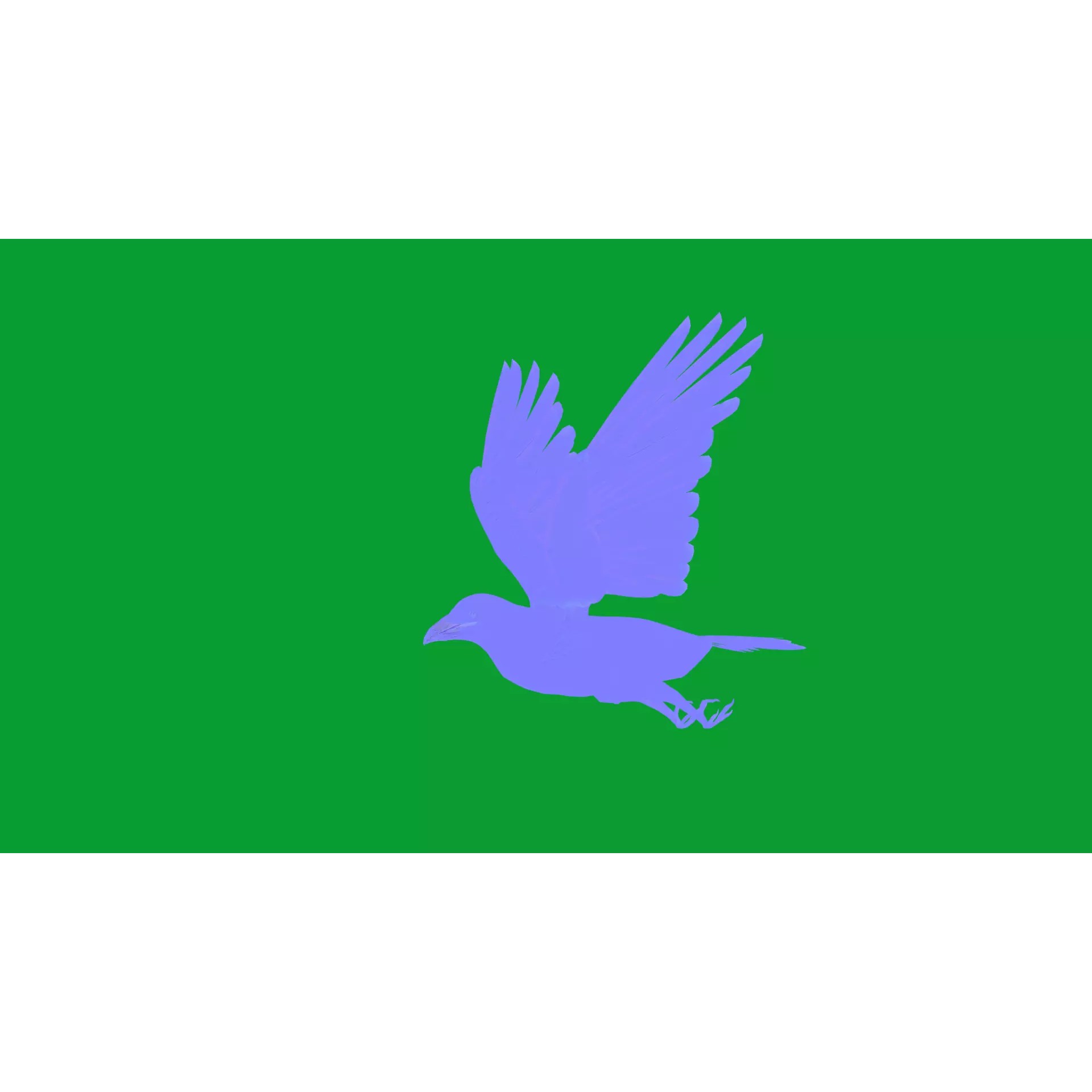 European Common Raven - Low-Poly Game-Ready 3D Model - View 37