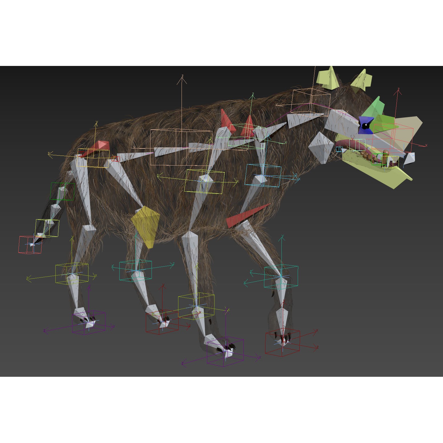 Colossal Animal Pack - Low-Poly Game-Ready 3D Model - View 60