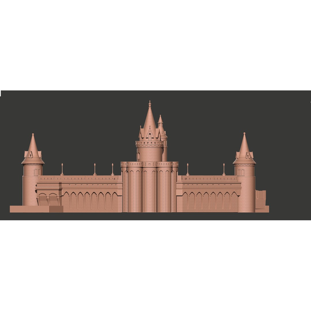 Fisherman's Bastion 3D Model – Realistic Architectural Asset, FBX - View 10