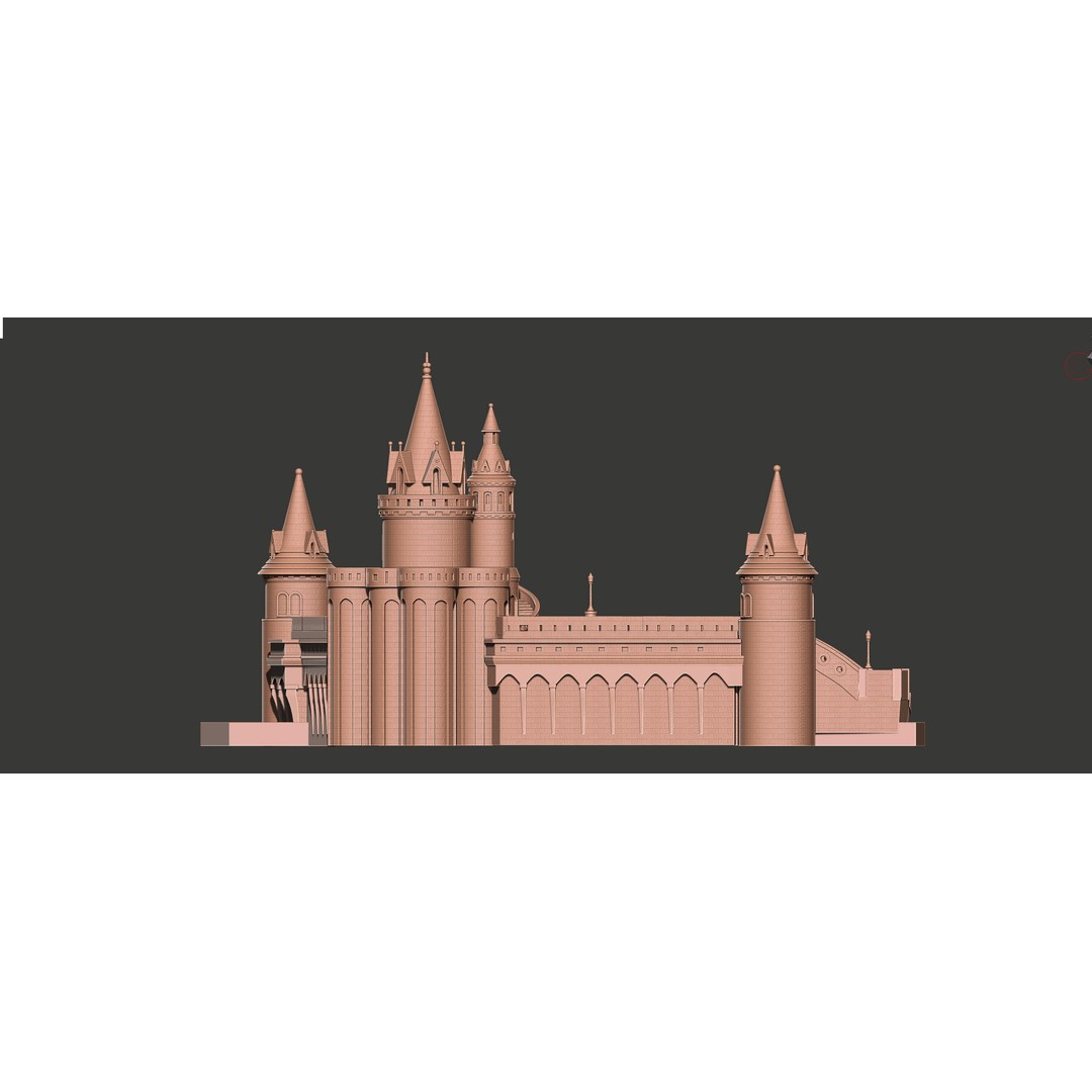 Fisherman's Bastion 3D Model – Realistic Architectural Asset, FBX - View 11