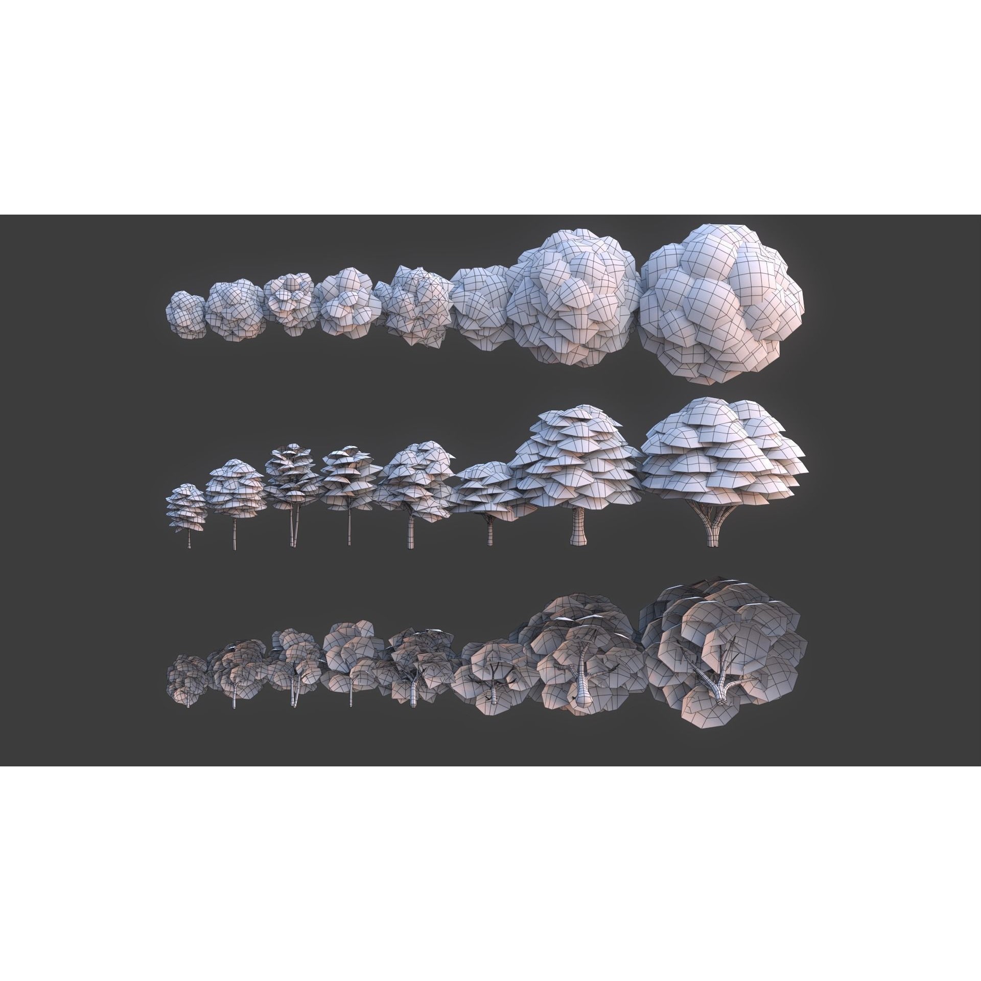 Tree Pack - Low-Poly Game-Ready 3D Model