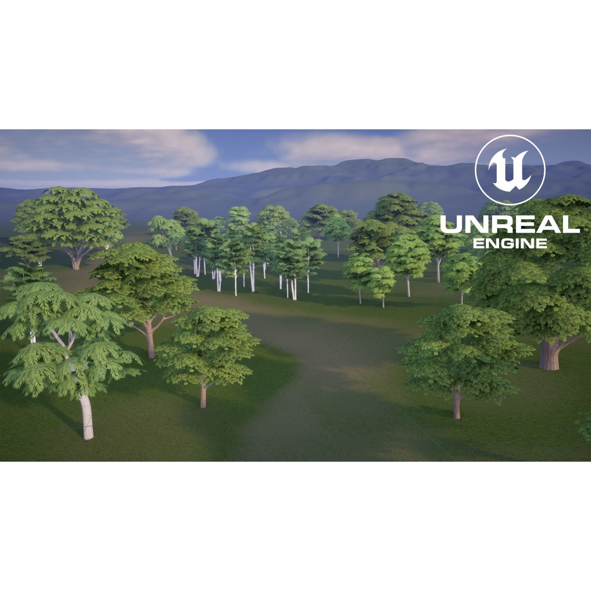 Tree Pack - Low-Poly Game-Ready 3D Model - View 4