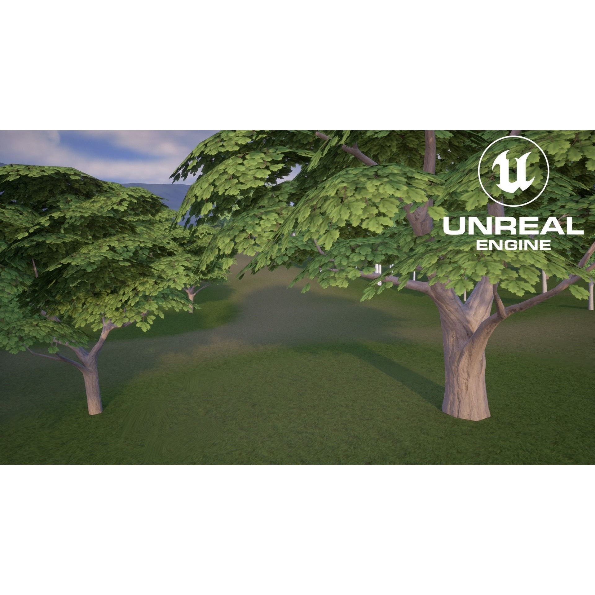 Tree Pack - Low-Poly Game-Ready 3D Model - View 6