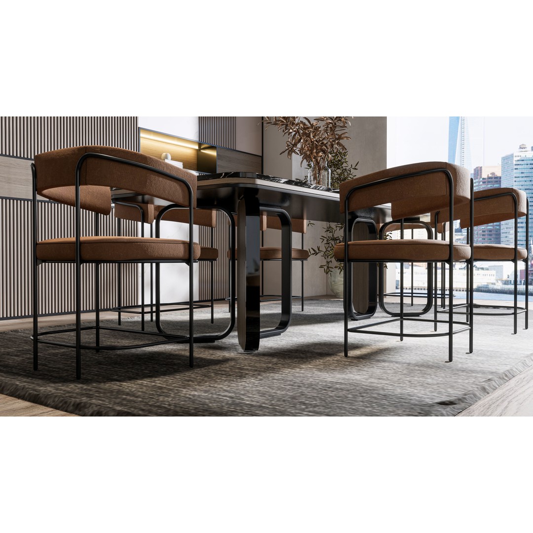 Dining Room 3D Model – Modern Interior Scene with Textures - View 10