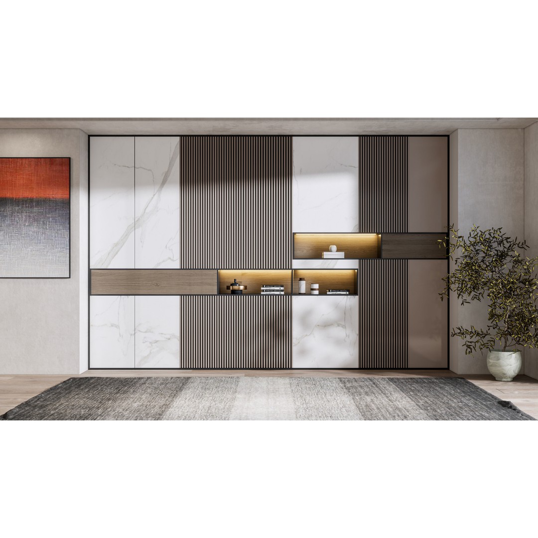 Dining Room 3D Model – Modern Interior Scene with Textures - View 21