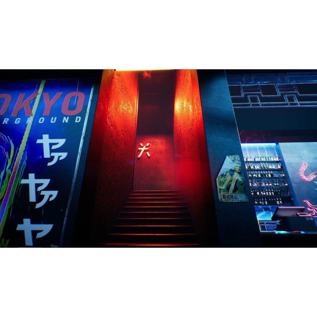 Tokyo Night Club 3D Model – Low Poly Modular Interior, Unreal Engine - View 13