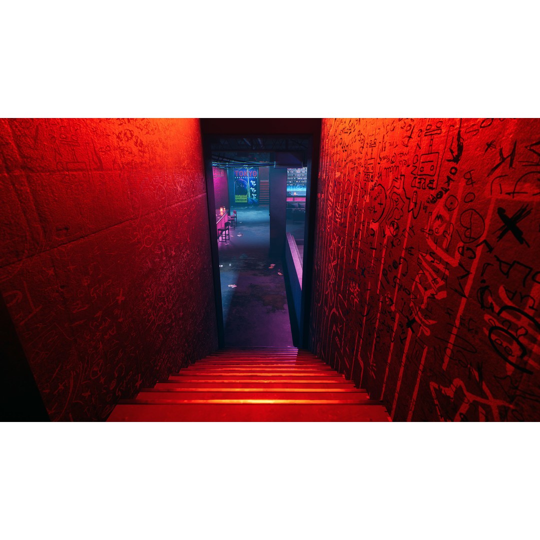 Tokyo Night Club 3D Model – Low Poly Modular Interior, Unreal Engine - View 3