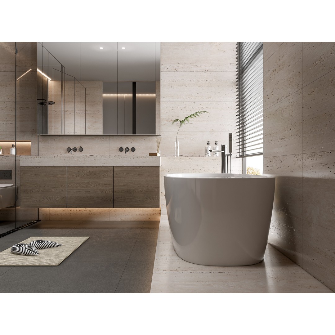 Modern Bathroom 3D Model – Elegant Vanity Scene, FBX & Blender Formats - View 10