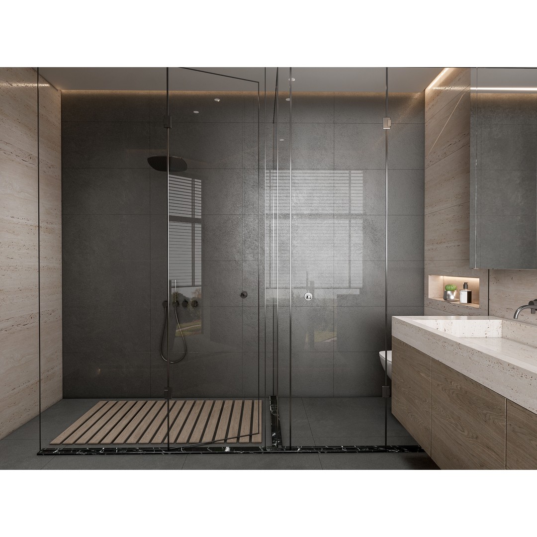 Modern Bathroom 3D Model – Elegant Vanity Scene, FBX & Blender Formats - View 11