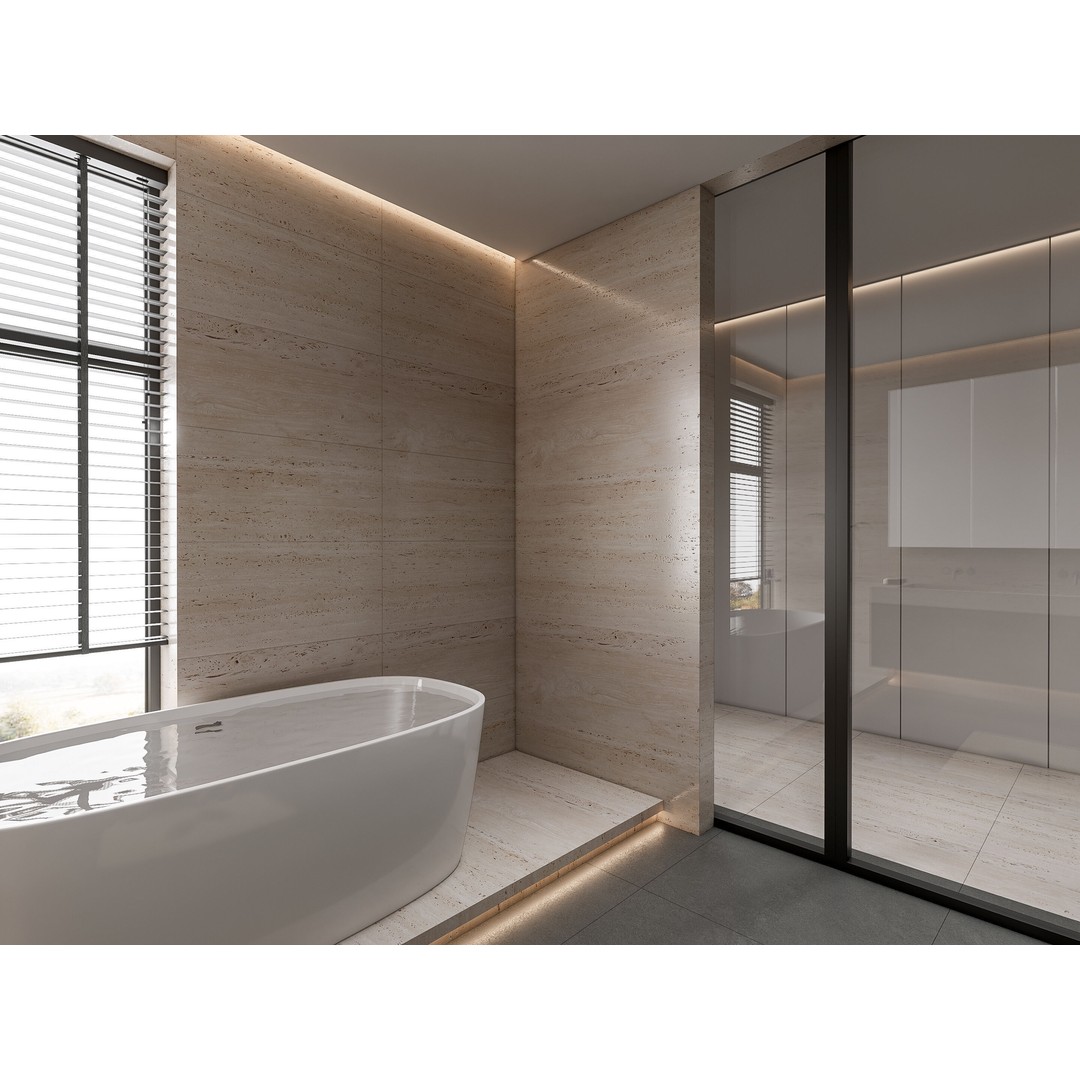 Modern Bathroom 3D Model – Elegant Vanity Scene, FBX & Blender Formats - View 13