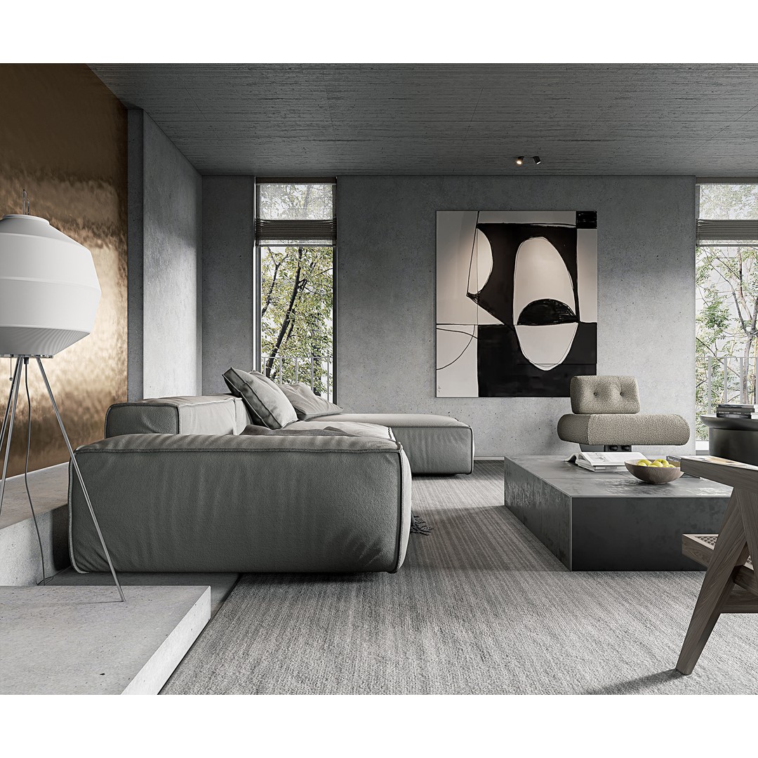 Modern Villa 3D Model – Realistic Interior Design, FBX, OBJ, Blender - View 3