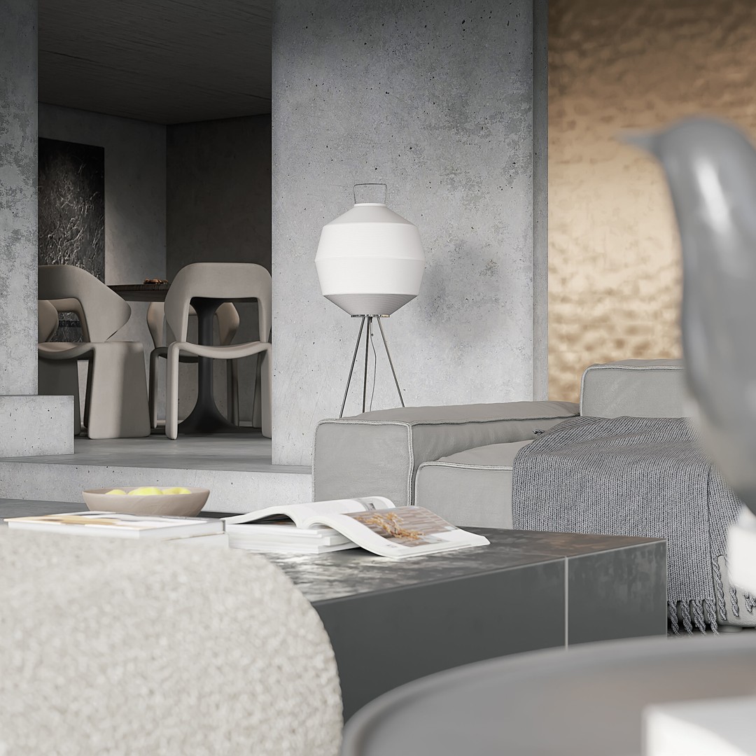 Modern Villa 3D Model – Realistic Interior Design, FBX, OBJ, Blender - View 4