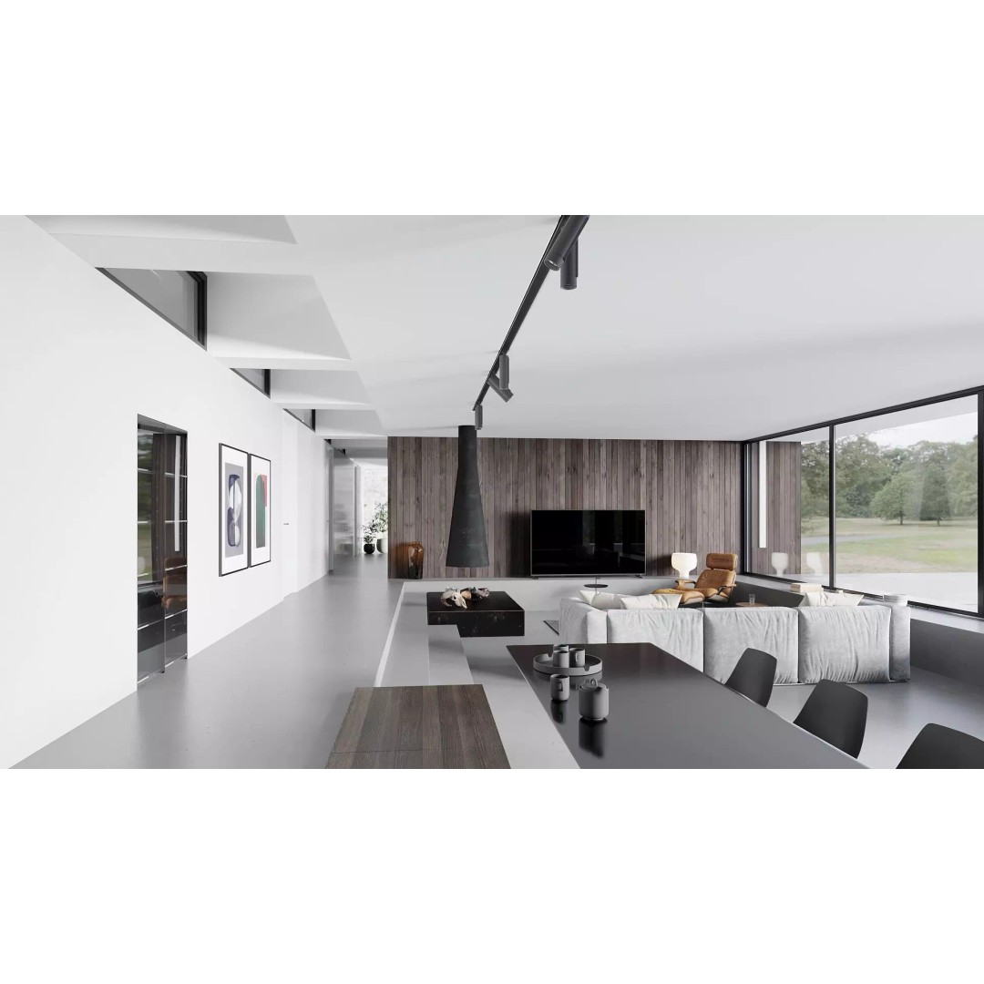 Modern Living Room 3D Model – High Poly Archviz Scene, FBX & OBJ - View 2