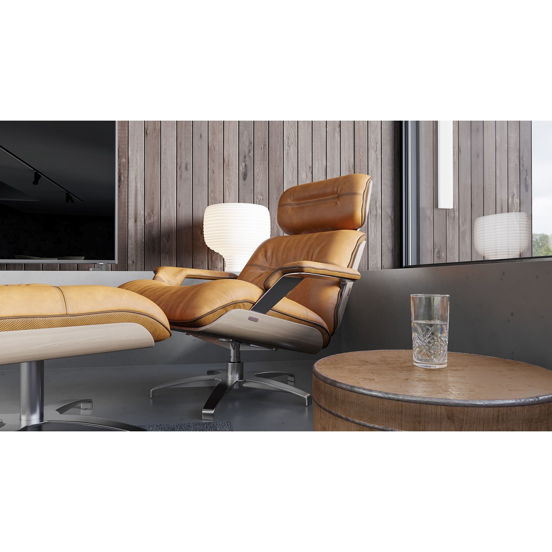 Modern Living Room 3D Model – High Poly Archviz Scene, FBX & OBJ - View 6