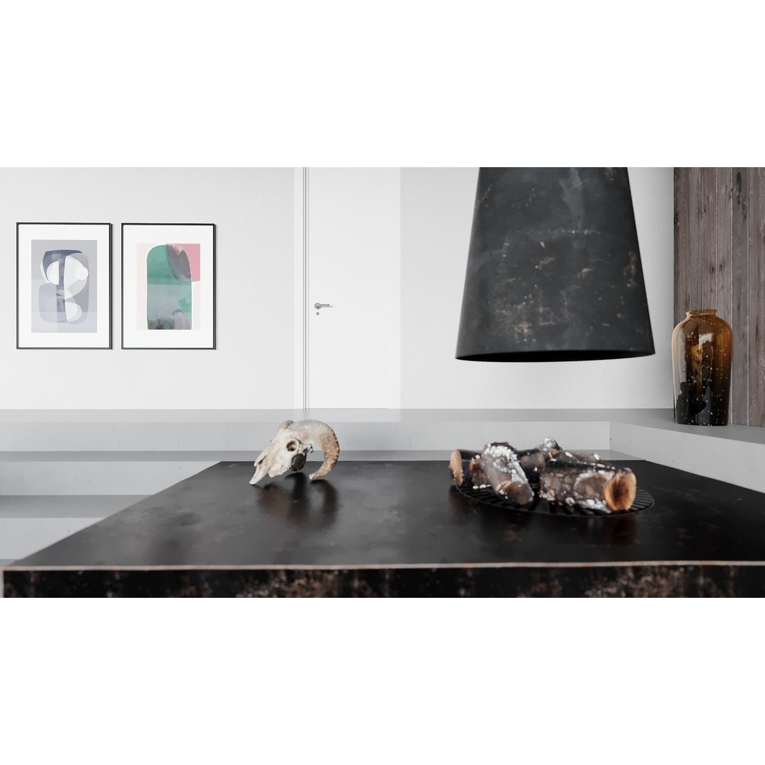 Modern Living Room 3D Model – High Poly Archviz Scene, FBX & OBJ - View 9