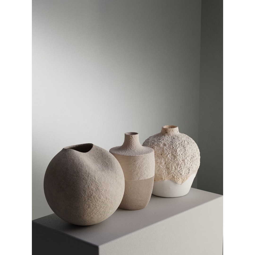 Vase Set 112 3D Model – Detailed Ceramic Decoration, PBR Textures - View 3