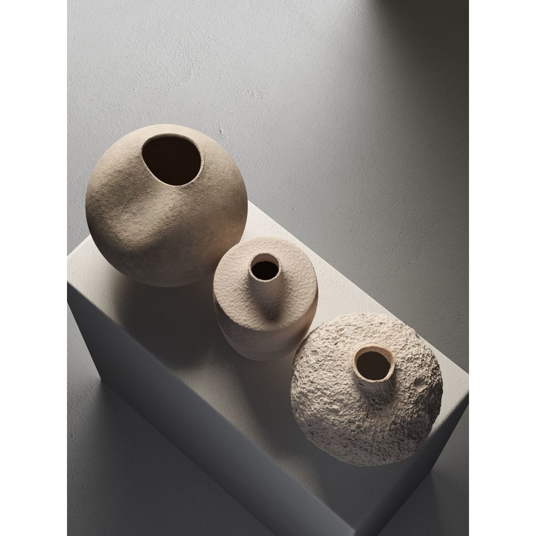 Vase Set 112 3D Model – Detailed Ceramic Decoration, PBR Textures - View 4