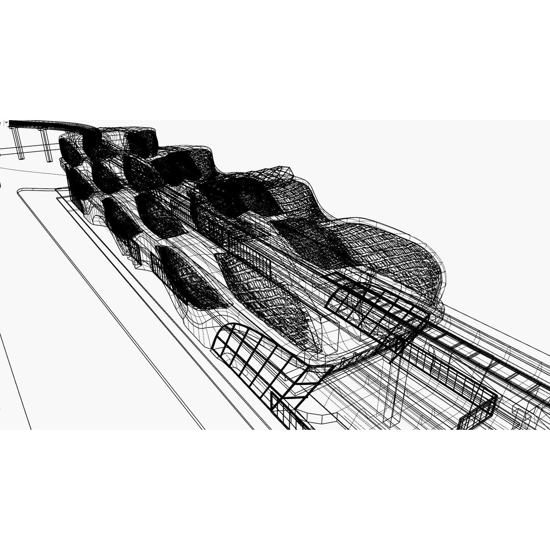 KAFD Metro Station 3D Model – Architectural Rhino Design, FBX, OBJ - View 9
