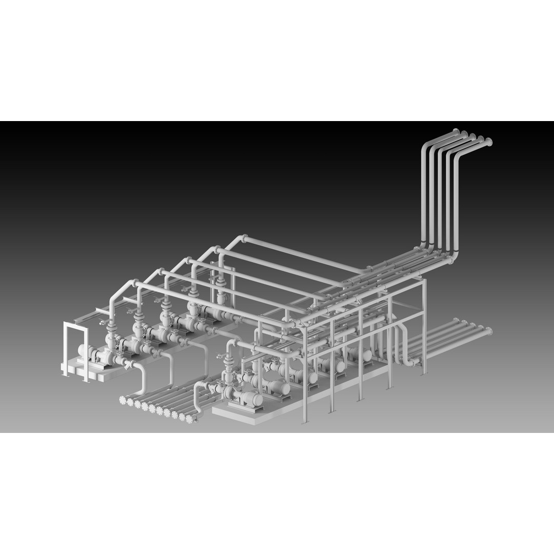 High Detail Factory Props 3D Models – Industrial Assets, FBX, OBJ - View 12