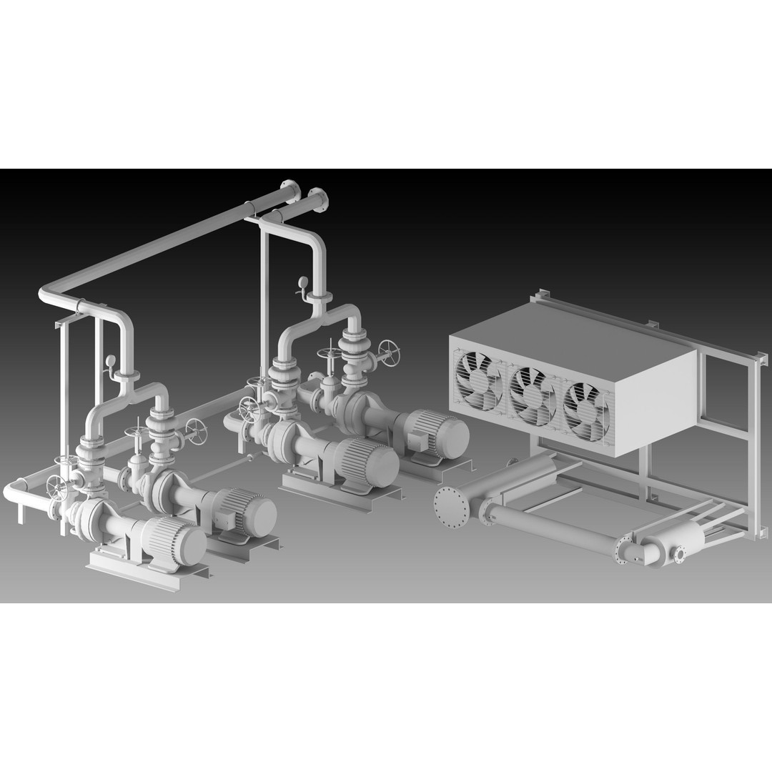 High Detail Factory Props 3D Models – Industrial Assets, FBX, OBJ - View 9