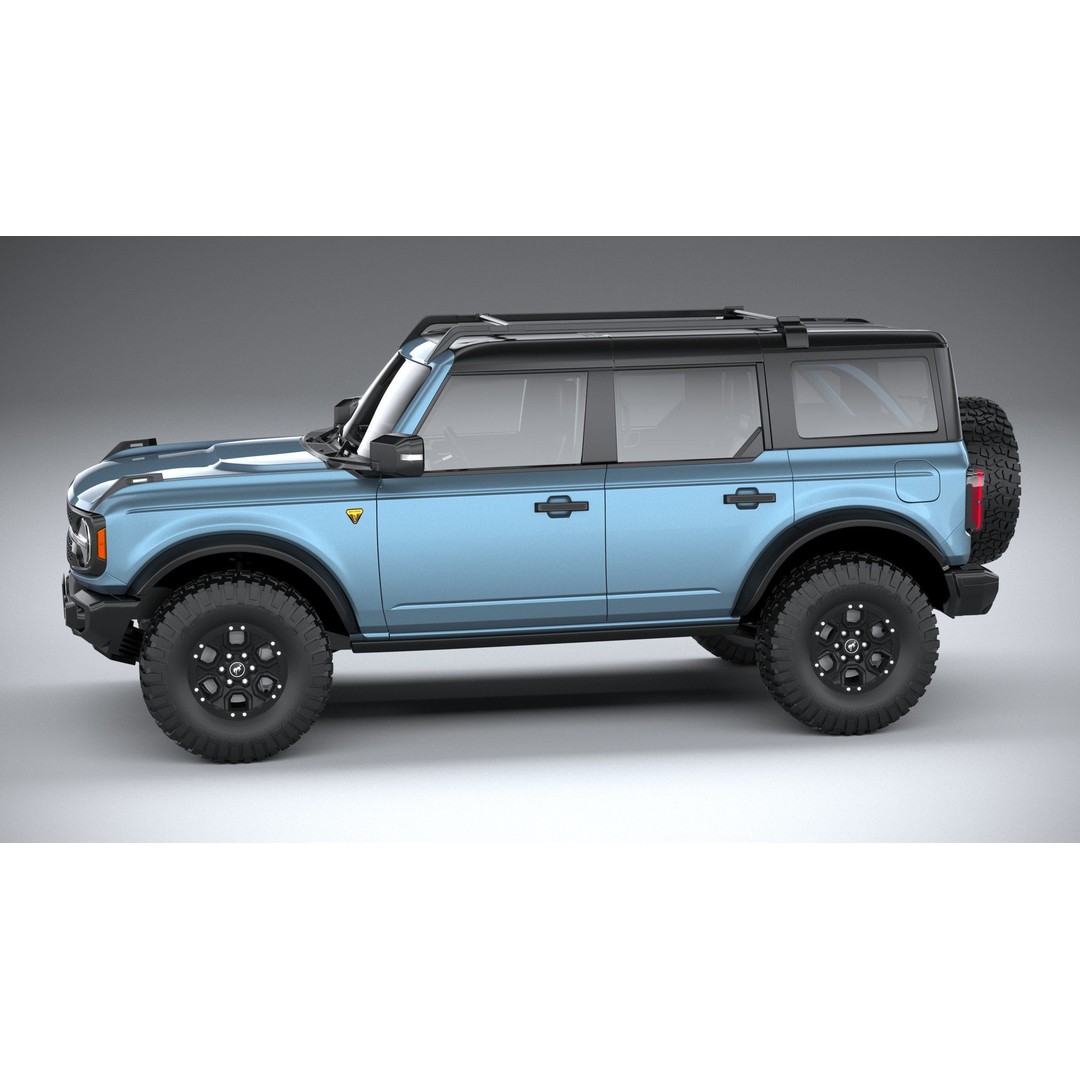Bronco Badlands 3D Model – High Poly SUV Asset, FBX, OBJ, 3dsmax - View 10