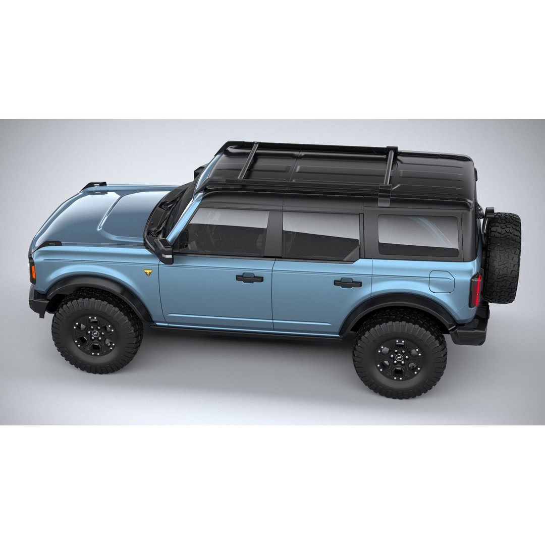 Bronco Badlands 3D Model – High Poly SUV Asset, FBX, OBJ, 3dsmax - View 11