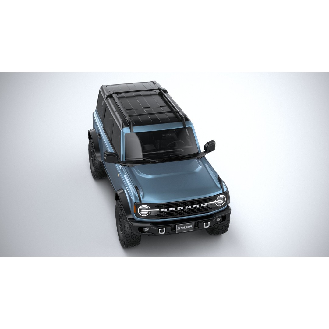 Bronco Badlands 3D Model – High Poly SUV Asset, FBX, OBJ, 3dsmax - View 14