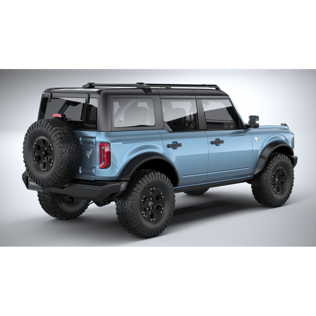 Bronco Badlands 3D Model – High Poly SUV Asset, FBX, OBJ, 3dsmax - View 19