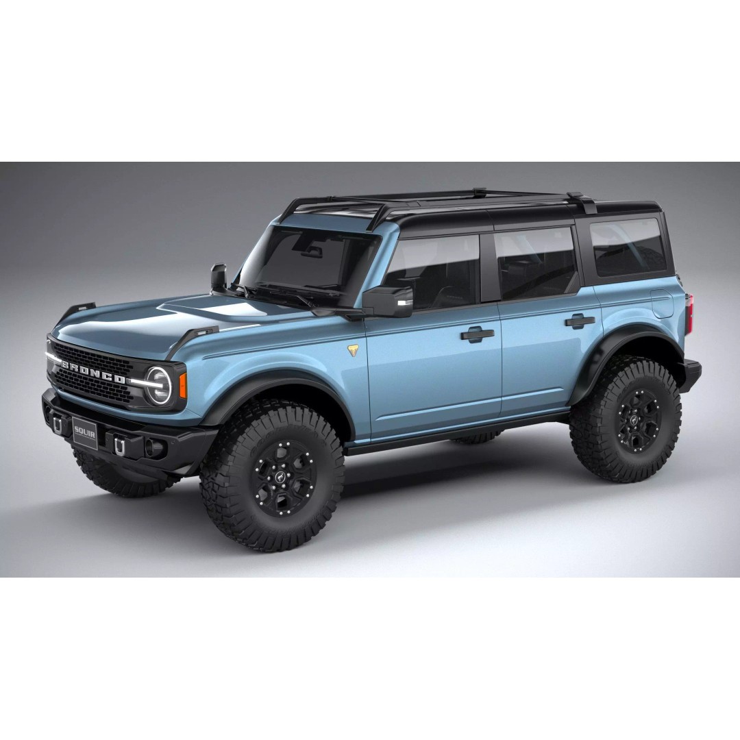 Bronco Badlands 3D Model – High Poly SUV Asset, FBX, OBJ, 3dsmax - View 2
