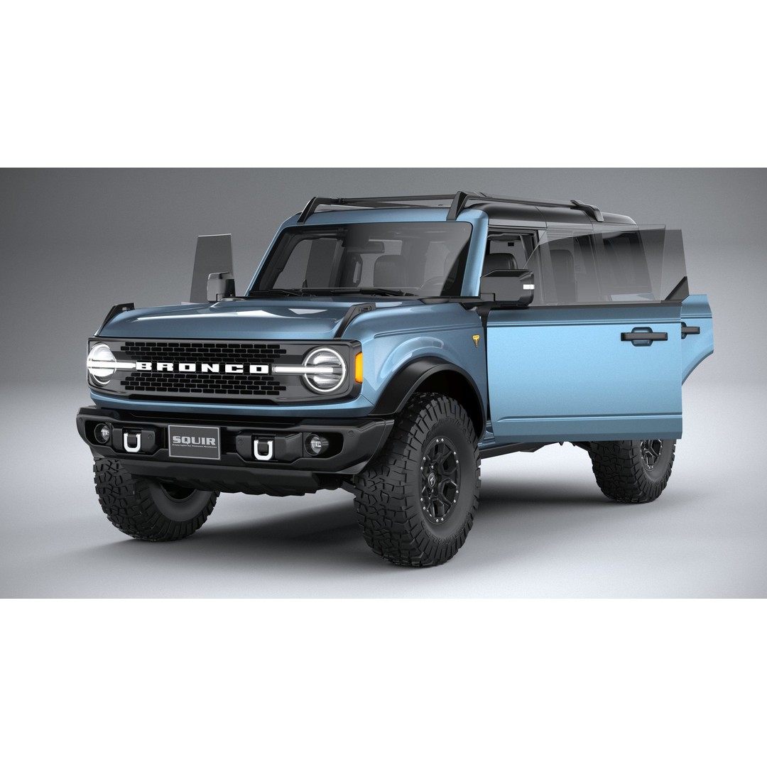 Bronco Badlands 3D Model – High Poly SUV Asset, FBX, OBJ, 3dsmax - View 22