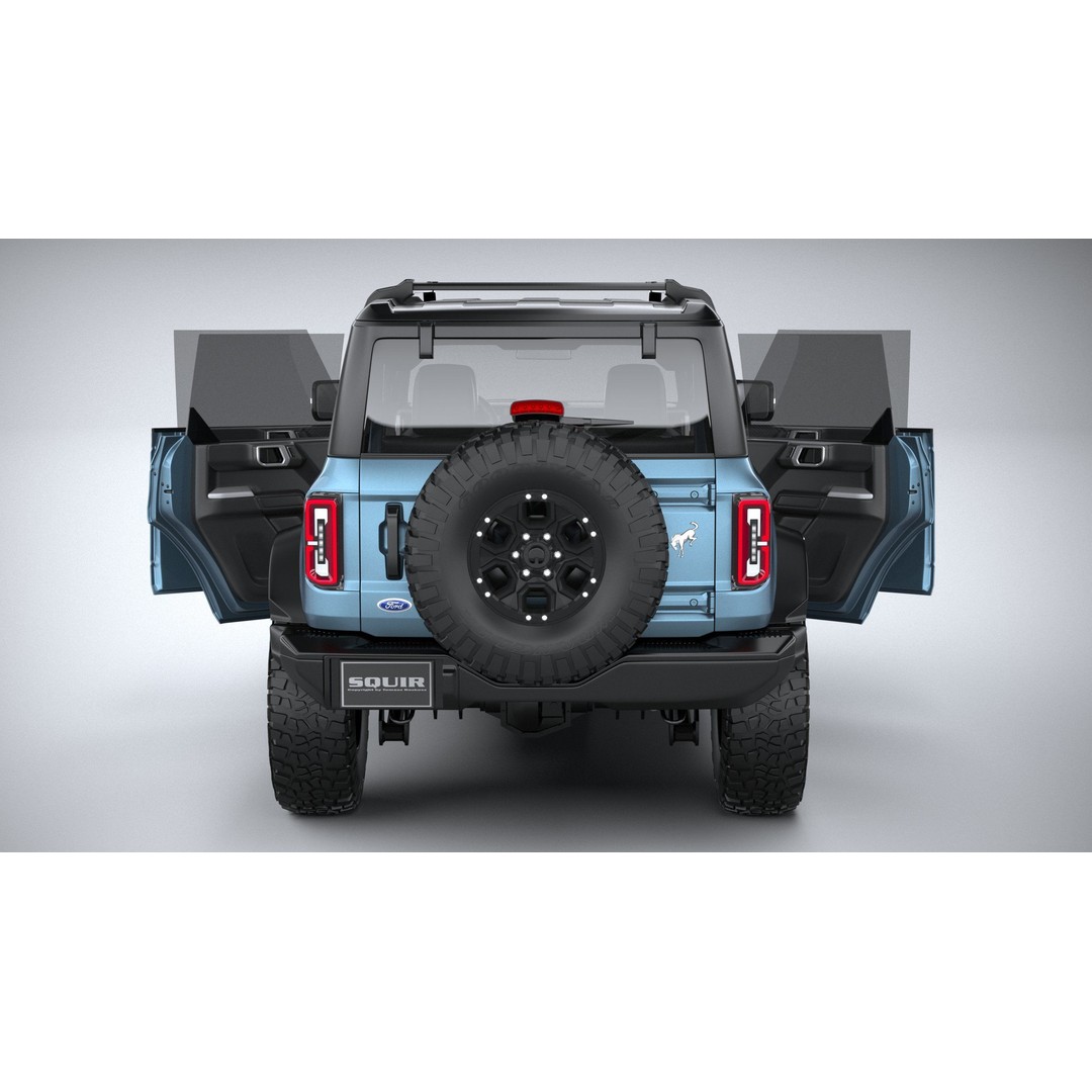 Bronco Badlands 3D Model – High Poly SUV Asset, FBX, OBJ, 3dsmax - View 23