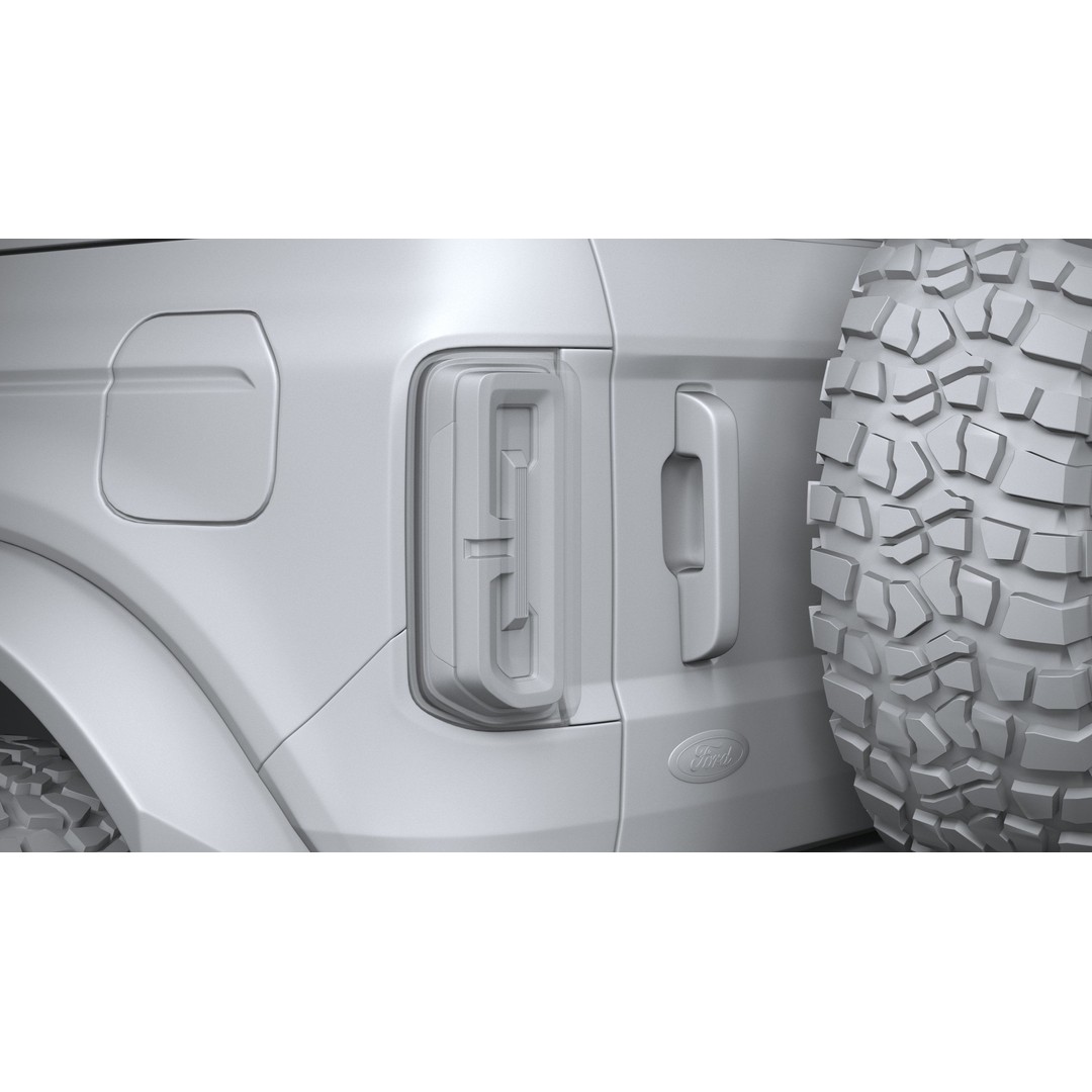 Bronco Badlands 3D Model – High Poly SUV Asset, FBX, OBJ, 3dsmax - View 32